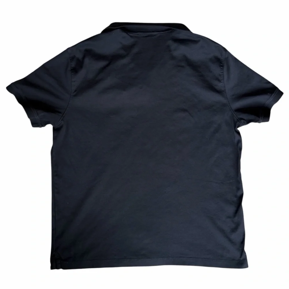 Banana Republic Luxe Touch Performance Shirt Mens XL Black Golf Polo